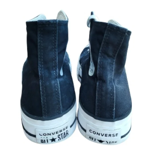 Converse Lift Platform All Star Chuck Taylor Black White Hi Sneaker Women 6.5 - Picture 4 of 11